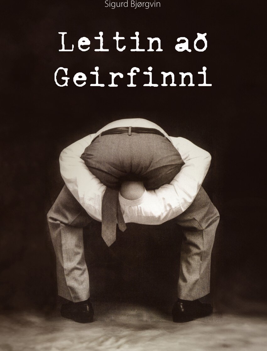 Leitin að Geirfinni — kápa eftir Sigurd Björgvin